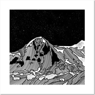 The Eiger Black and White Posters and Art